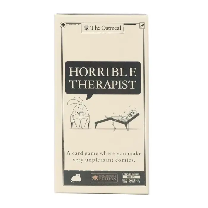 Jeux de société de thérapeute effrayant, cartes amusantes de pseudo-psychothérapie, jeux de Diagnost