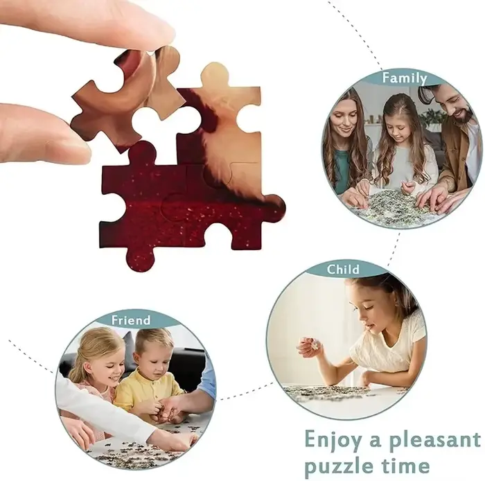 Puzzle de 500 pièces pour adultes, motif dessin animé femme âgée, puzzles en papier, décoration murale pour la maison, cadeau de festival