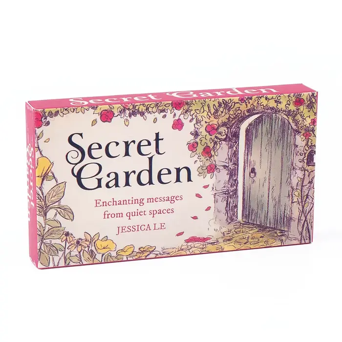 Jeu de société Secret Garden, 40 cartes charmantes avec visions anglaises, 11x6cm, petits panneaux e