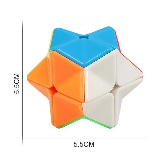 Cube de vitesse polygone 2x2x2, puzzle éducatif, jouets sensoriels tdah, anxiété, Fidget pour aider 
