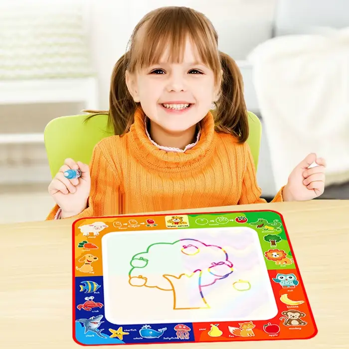 Tapis de dessin à l'eau magique Coolplay, tapis de coloriage avec stylos magiques, jouets Montessori, tableau de peinture, jouets éducatifs pour enfants