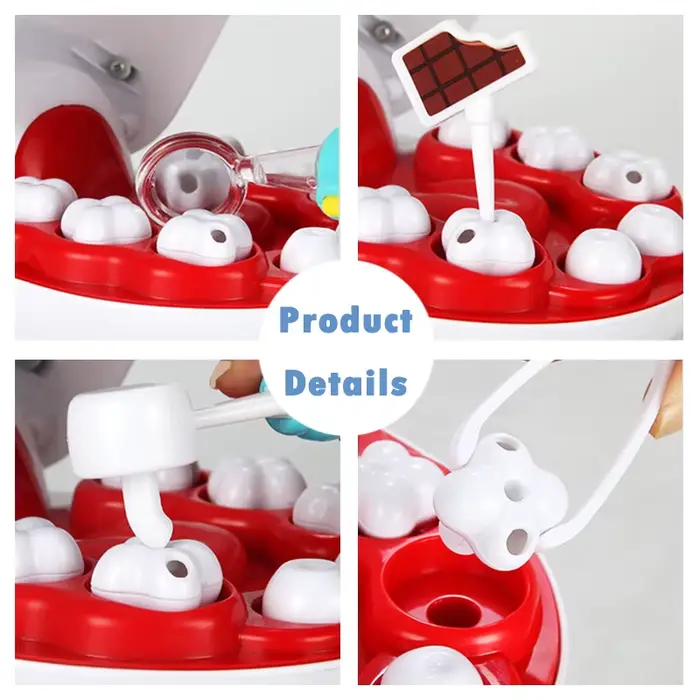 Jouet de dentiste pour animaux de compagnie, jeu de Simulation, jouets éducatifs pour enfants, Simulation de médecine, Extraction des dents, modèle de dents, cadeaux pour enfants