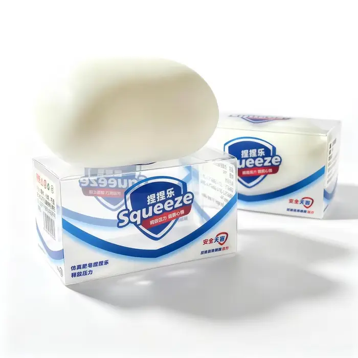 Jouet sensoriel réaliste en forme de savon, souple et compressible, à rebond rapide, pour soulager l