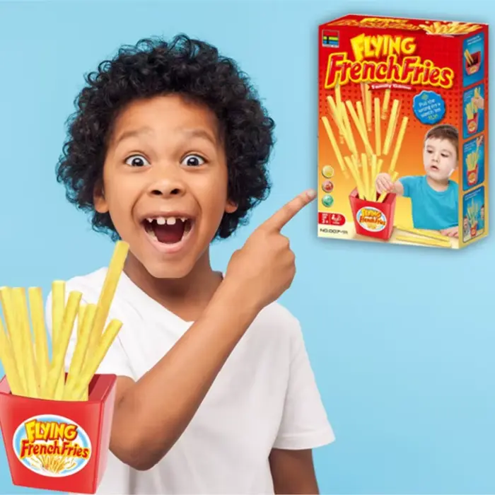 Puzzle de jeu de bureau 50 frites volantes interaction parent-enfant thème sport animal nature occasion cadeau naissance anniversaire fête activité loisirs après-midi jeux famille