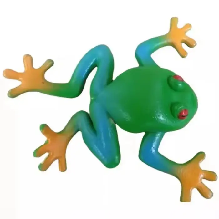 Jouet de grenouille de décompression délicat, modèle de grenouille de Simulation, fausse grenouille 
