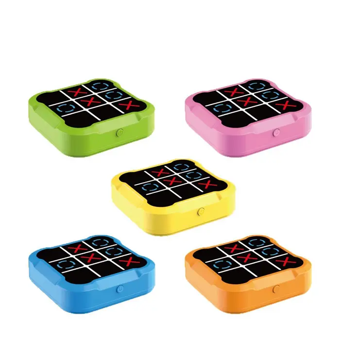 Jeu de société Tic-Tac-Toe Montessori éducateur de stratégie pour adultes et enfants occasionnellement portatif et amusant