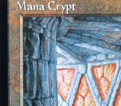 Jeu de cartes magiques TCG « Mana Crypt » – Cartes Proxy Noires de Qualité Supérieure pour Jeu de So