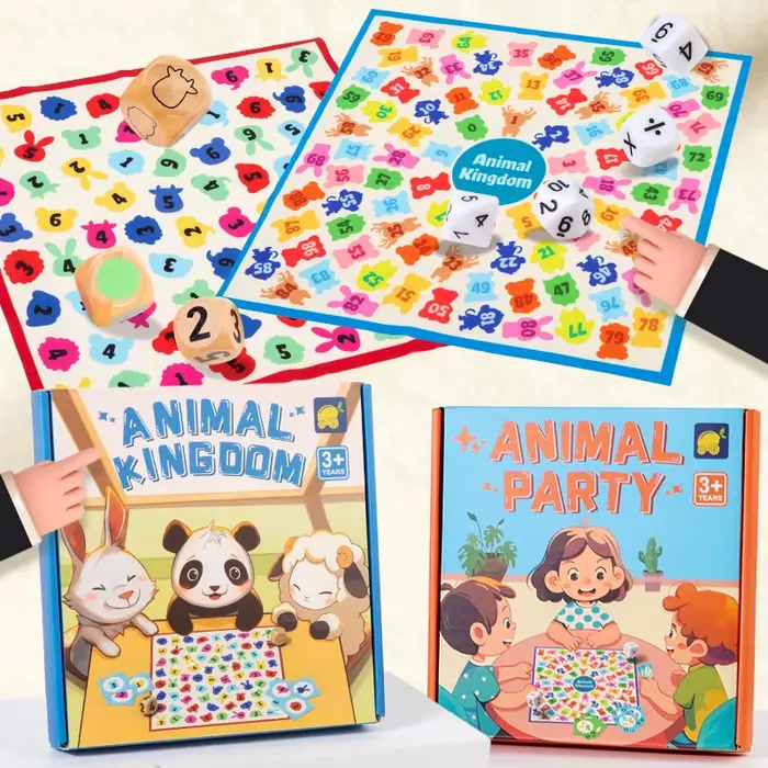 Jeux de société éducatifs Montessori pour enfants