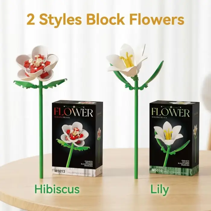 Blocs de construction de bouquets de fleurs DIY