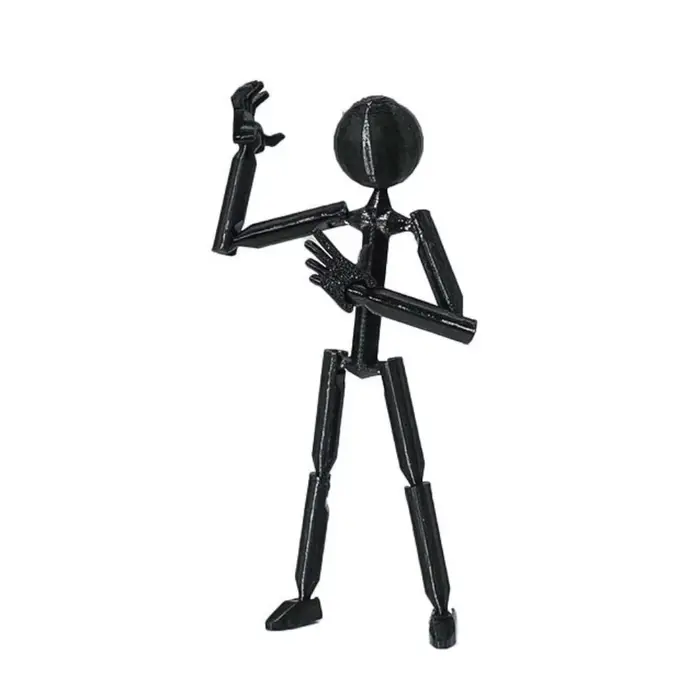 Modèle articulé multi-articulations Stickman, figurine d'action imprimée en 3D, mannequin imprimé en