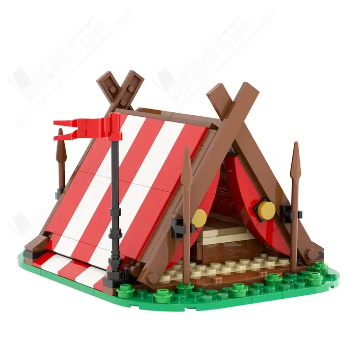 Briques MOC Architecturales MOOXI pour Construction et Décoration Militaire Médiévale Jouets Éducatifs Occasions Spéciales