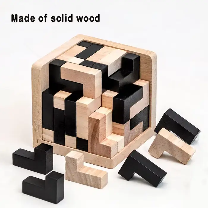 Puzzle Cube 3D Luban entrelacé