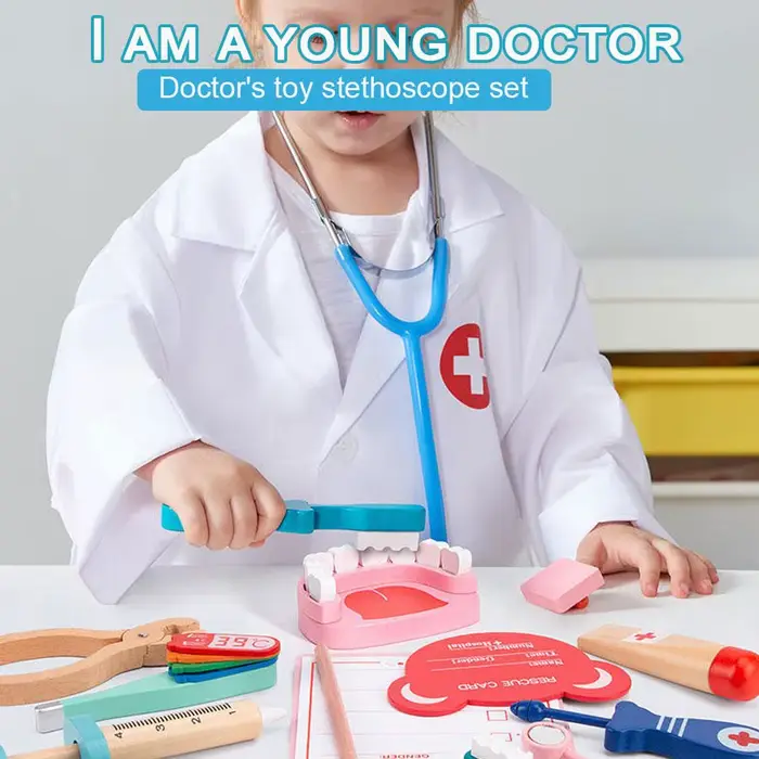 Jeu de simulation de dentiste : kit de soins dentaires