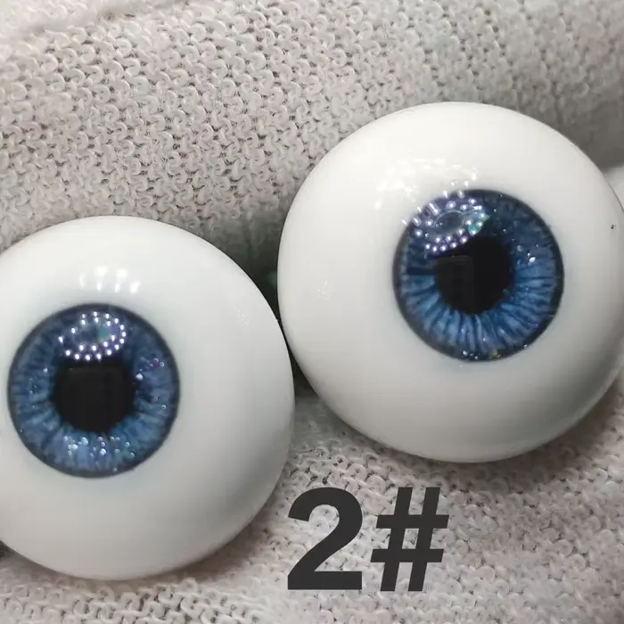 1 paire d'yeux de poupée en résine 10/12/14/16/18mm