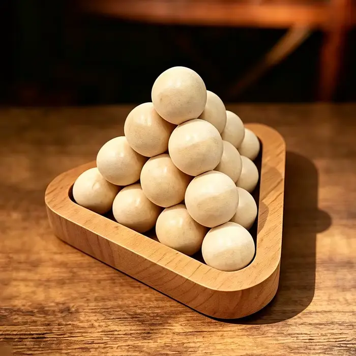 Puzzle pyramidal 3D en bois forme géométrique casse-tête magique puzzle 3D ludique éducatif pour adultes et enfants occaions spéciales cadeau anniversaire noel