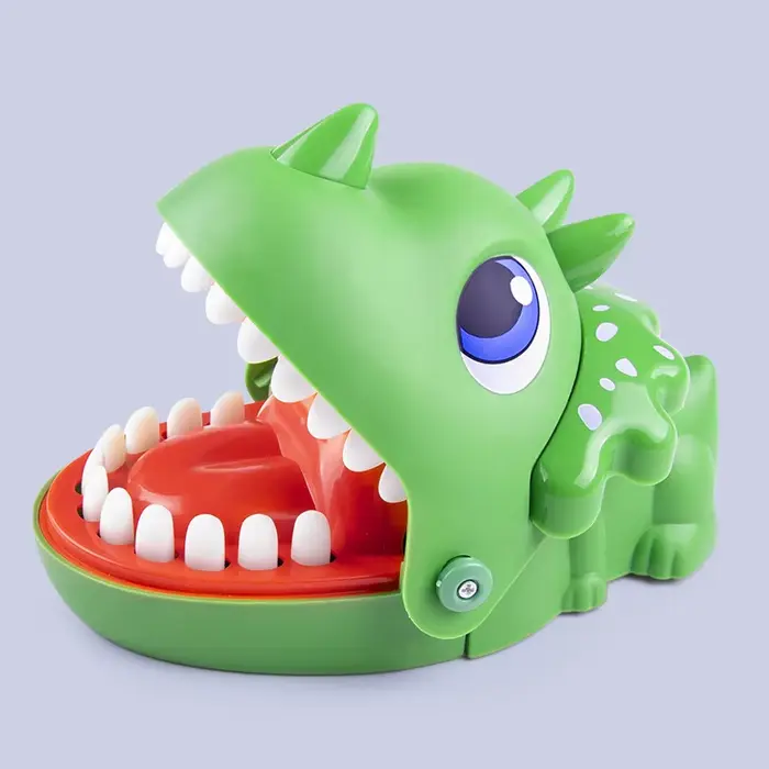 Jeux de doigt mordant dinosaure Triangle Dragon, jeu de dents de Crocodile, dentiste interactif, jou
