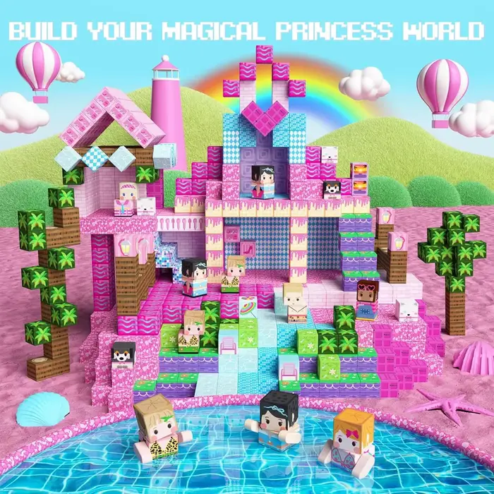 Blocs de construction magnétiques Mine World