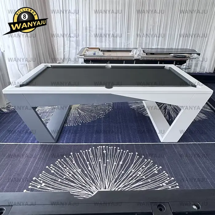 Table de billard multi-jeu de tennis de table Tavolo 3 en 1 avec table de billard supérieure de rest