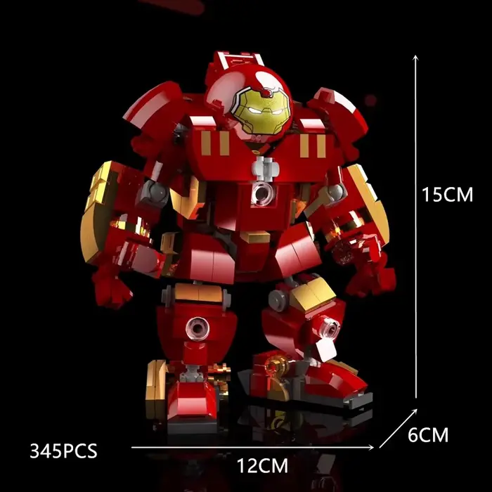Blocs de construction MOC Robot Héro Mecha de Combat, Jouet d'assemblage DIY, Ornement de décoration