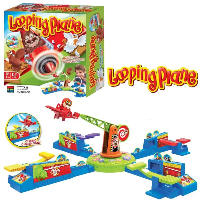 INEW Looping Louie avion rotatif jeu de vol de poulet Parent enfant Puzzle interactif jeu de société