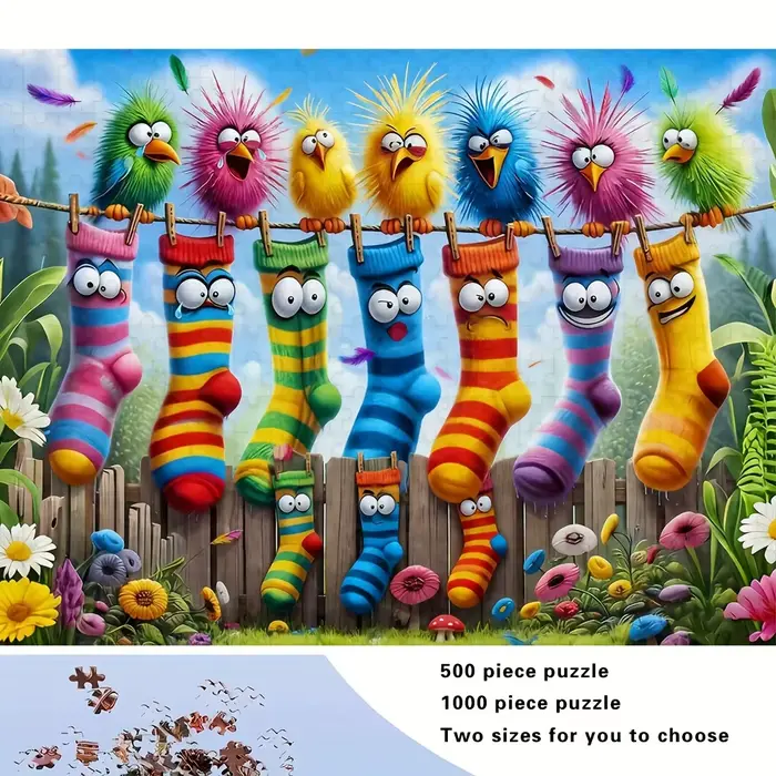 Puzzles pour adultes, 500/1000 pièces, adaptés aux adultes et aux familles, casse-tête anti-Stress a