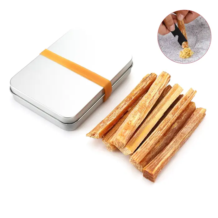 Kit de bâtons de bois de graisse non finis avec boîte découpée à la main pour bricolage artisanal et décoration intérieure occaions spéciales