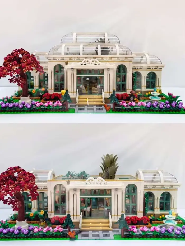 Nouveau modèle de jardin botanique en blocs de construction, jouets d'assemblage DIY pour jeunes fem