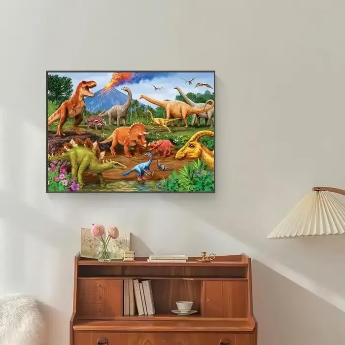 Puzzles dinosaures pour adultes, 1000/500/300/120 pièces, jeux de décoration pour la maison, puzzle de paysage, jouets éducatifs, cadeaux d'anniversaire
