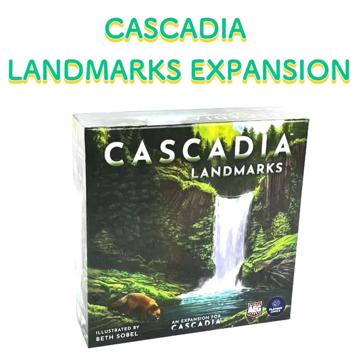 Cascadia Big Box Edition : Jeu de base et extension Landmarks. Gagnant du SDJ 2022, jeu parfait pour
