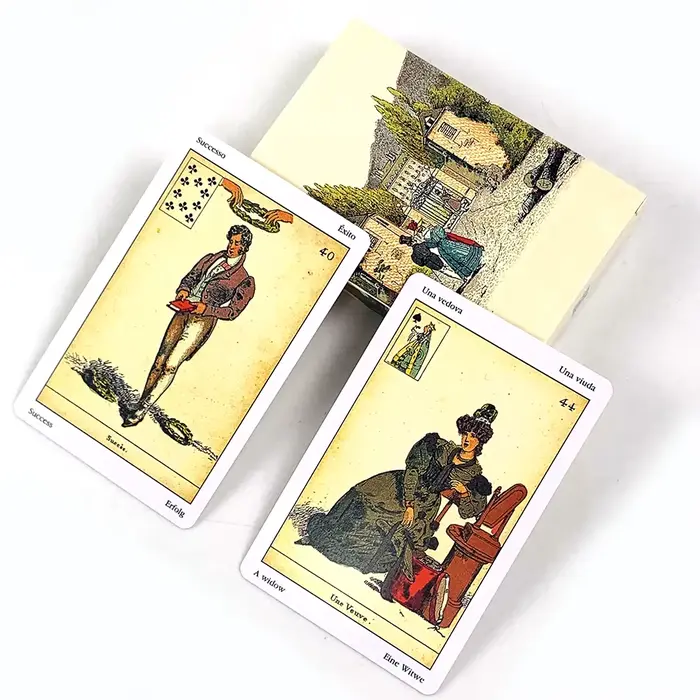 Nouvelle carte de jeu A 52 Cads pour jeux de société famille élégantes compactes voyages divination spiritualité occasions spéciales