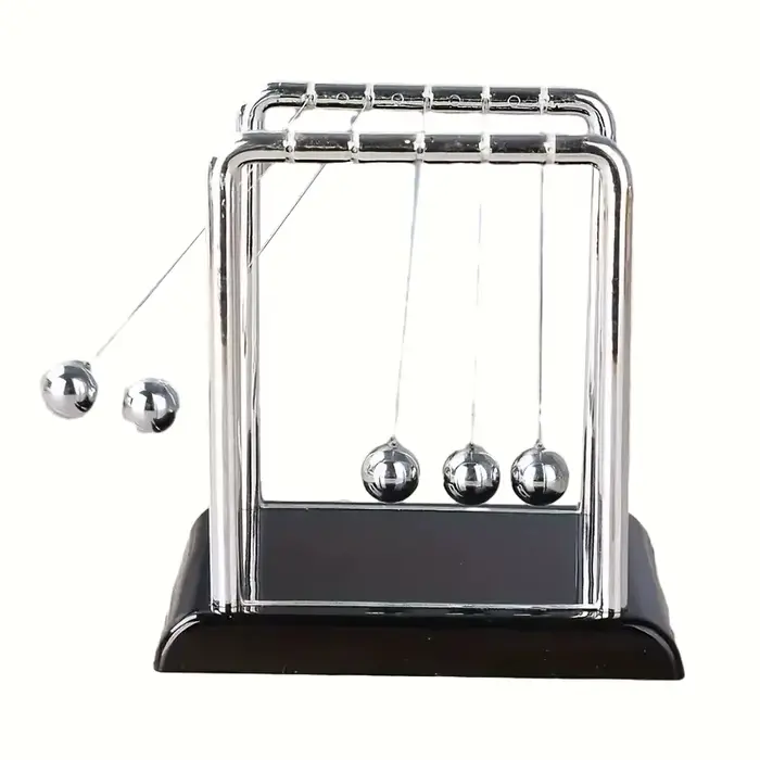 Boules d'équilibre au pendule Newton : décoration de bureau élégante et jouet dynamique éducatif pou