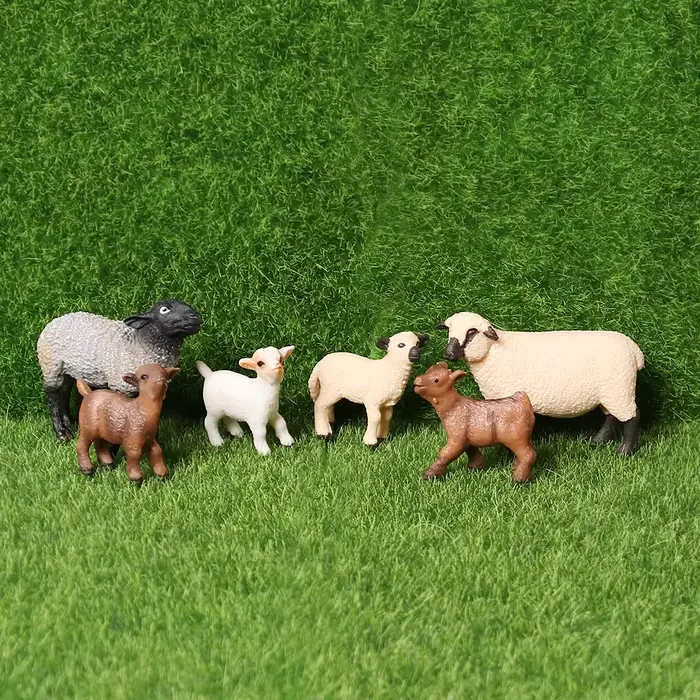 Figurines d'animaux de simulation : Mouton Mérinos