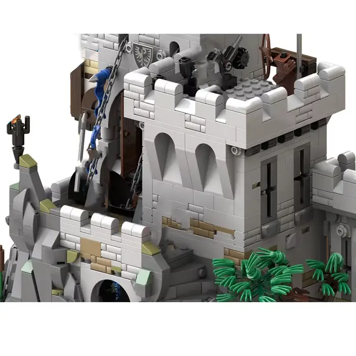 Château jouet de construction MOC modèle 2738 pièces
