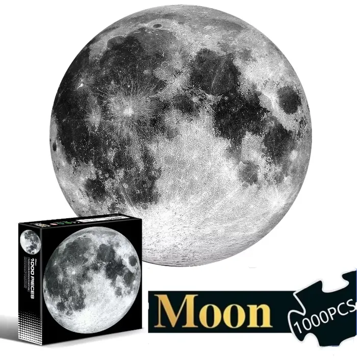 Jeu de Puzzle pour adultes, planète lune terre, jeu de défi, apprentissage, avion spatial, jouet de