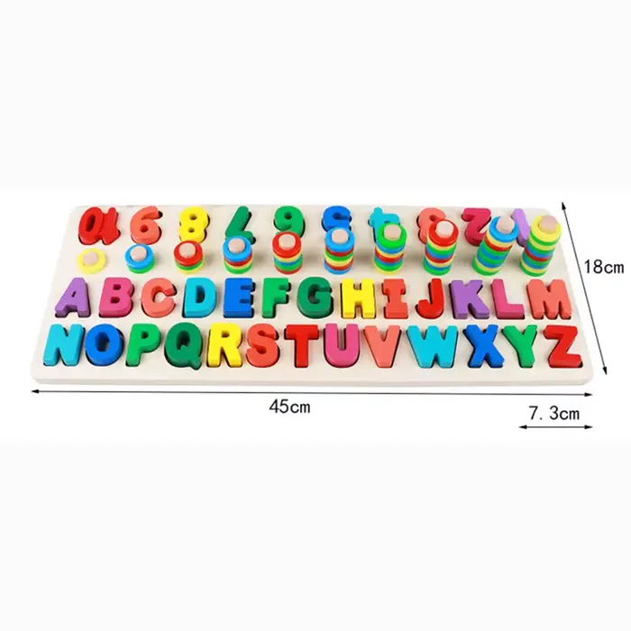 Jouets mathématiques en bois Montessori, outils pédagogiques éducatifs, planche de géométrie pour bé