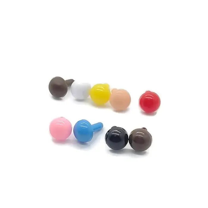 1.8/2/2.5/3/3.5/4/5/6mm yeux de poupée artisanale en plastique yeux d'animaux pour poupée Amigurumi 