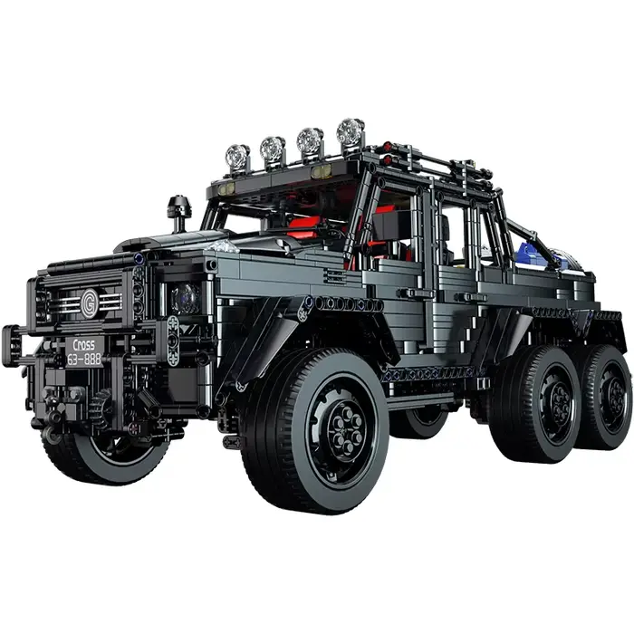ToylinX 6x6 blocs de Construction tout-terrain jouet voiture briques techniques camion modèle de Sim