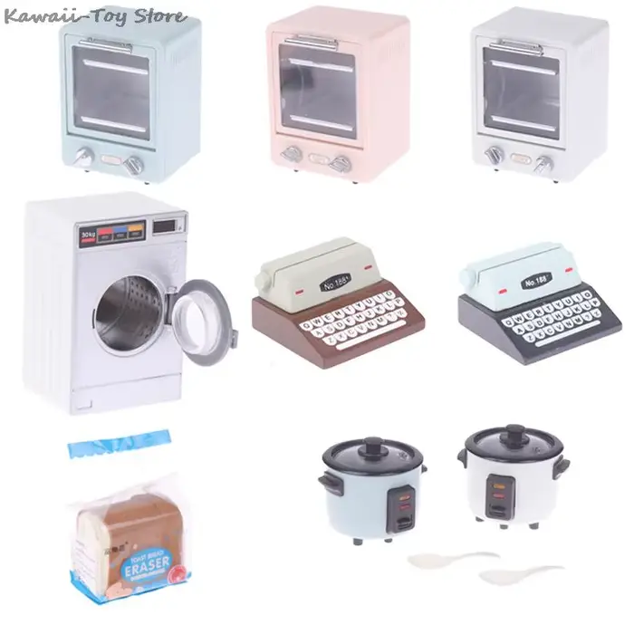 Ensemble de meubles miniatures pour maison de poupée, Mini Kit de jouets, accessoires TV, cuisine, m