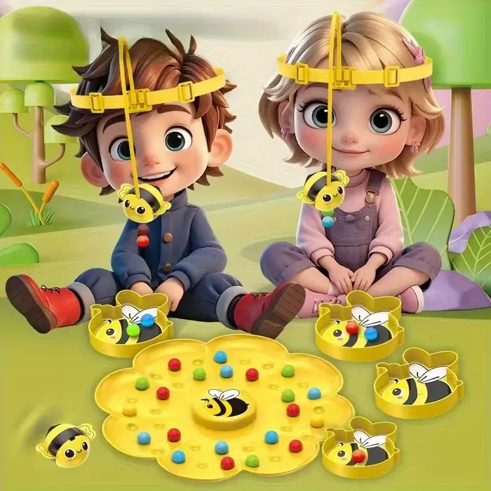 Jeu de société multifonctionnel Little Bumblebee, Puzzle, jouets de pêche, jouets éducatifs interactifs pour enfants, cadeau de noël, jeu familial