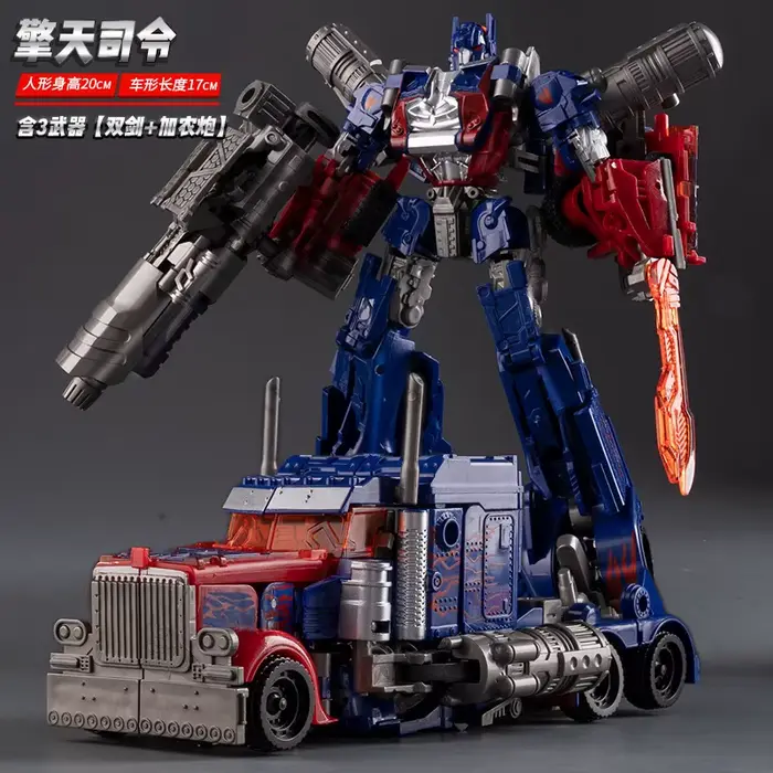 Jouet de Transformation King Kong Robot Optimus Prime, 20cm, accessoires multiples, figurine en alli
