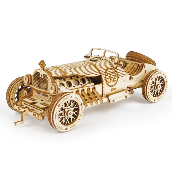 Puzzle en bois de voiture 3D