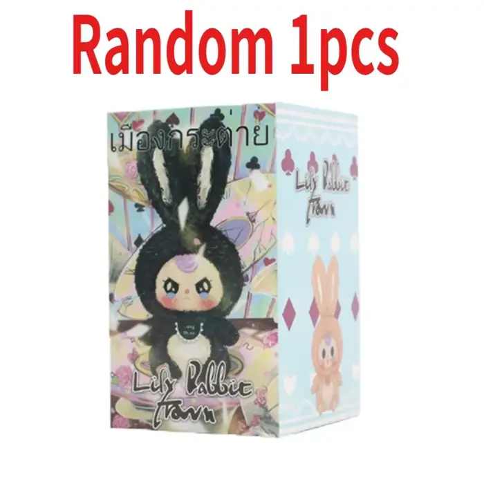 Bébé trois Lily lapin ville série 1:1 réplique Version vinyle jouet mystère boîte aveugle ornement d