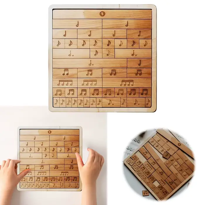 Puzzle musical en bois