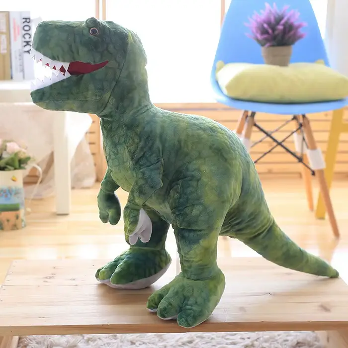 Chaud 50 cm-80 cm mignon Simulation dinosaure jouets en peluche animaux en peluche dinosaure oreille