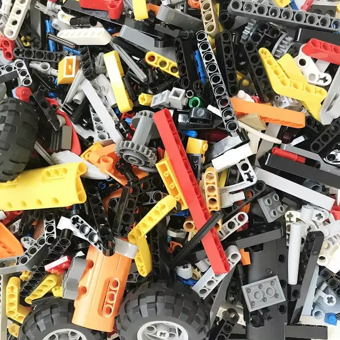 Pièces de base et pièces d'emballage mixtes de haute technologie, blocs de construction, modèle en v
