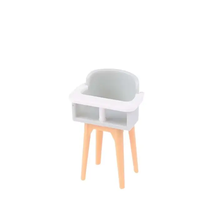 Maison de poupée 1:12, Cheval en bois, Cheval de Troie de simulation, Chaise de salle à manger de si