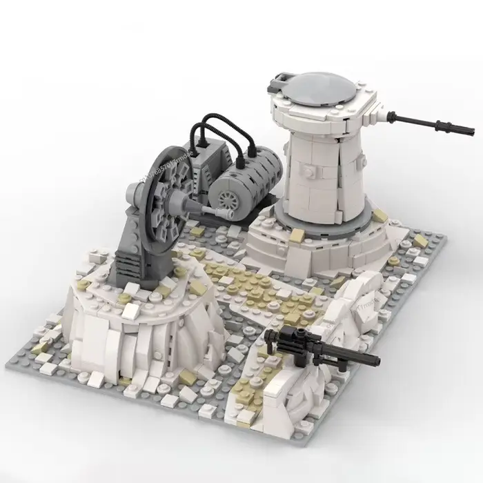 Nouveau 960 pièces star bataille film MOC bataille sur Hoth rebelles cannons modèle bricolage idées créatives enfant jouet assemblage Puzzle cadeau d'anniversaire