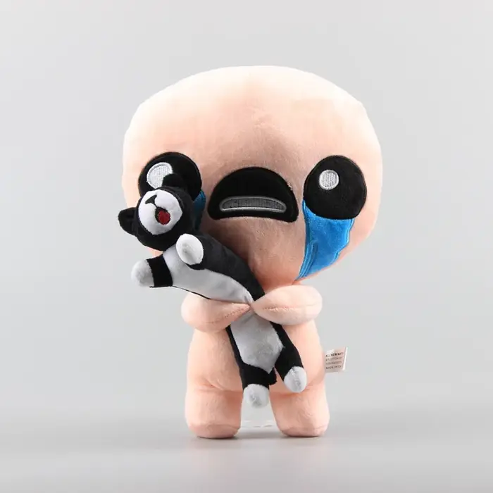 30 cm la reliure d'Isaac jouets en peluche ISAAC avec chat noir en peluche doux animaux en peluche j