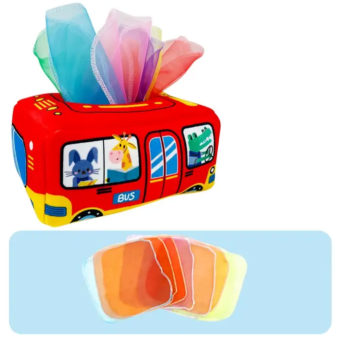 Jouets Montessori, boîte à mouchoirs magique, activité d'apprentissage éducative pour bébé, jouet se