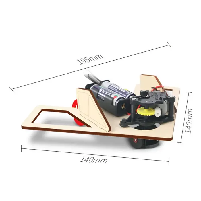 Bricolage évitement d'obstacles voiture Robot expérience scientifique technologie école primaire étu